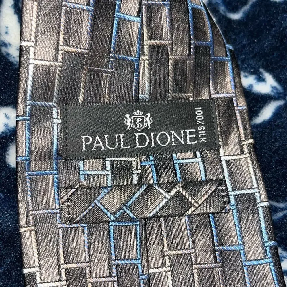 Paul Dione Men's Necktie Pure Silk